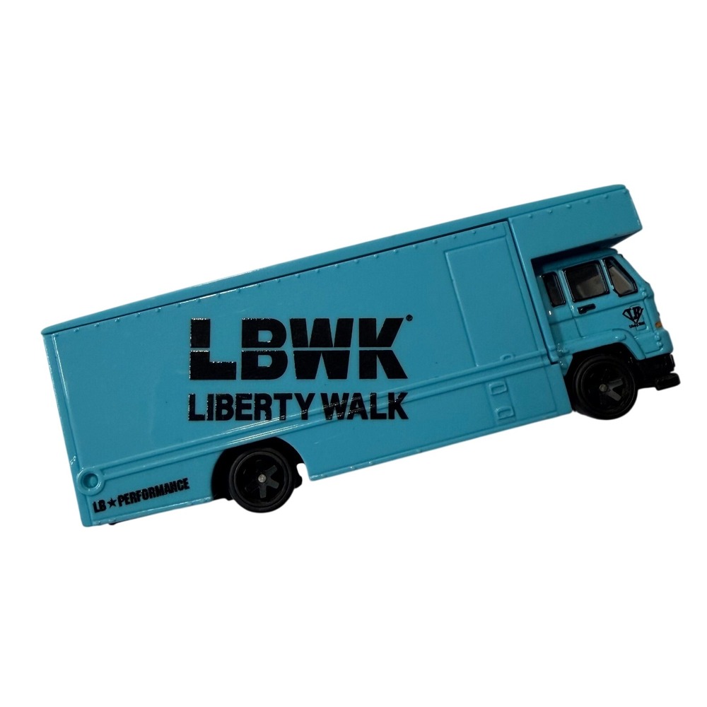 Hot Wheels Team Transport Fleet Flyer LBWK Liberty Walk Blue Diecast Hauler